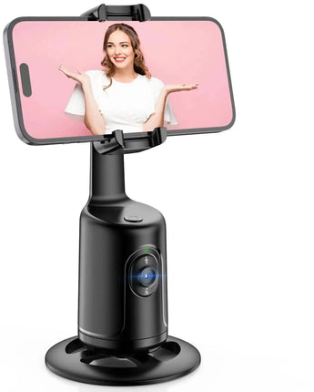 Auto Tracking Phone Holder Auto Face Tracking 360 Rotation Fast Face & Object Tracking Cameraman Robot