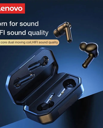 Lenovo LP3 Pro Earphones TWS Bluetooth 5.0 Wireless HIFI Music Headset Display 1200mAh Battery Headphones Gaming Earbuds